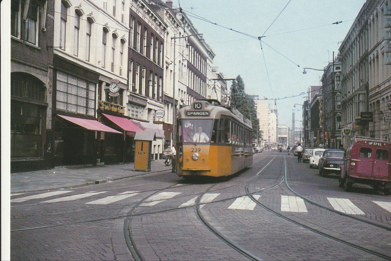 ROTTERDAM V. OLDENBARNEVELDTSTRAAT WISSELWACHTER RET TRAM, Ophalen of Verzenden, 1960 tot 1980, Ongelopen, Zuid-Holland