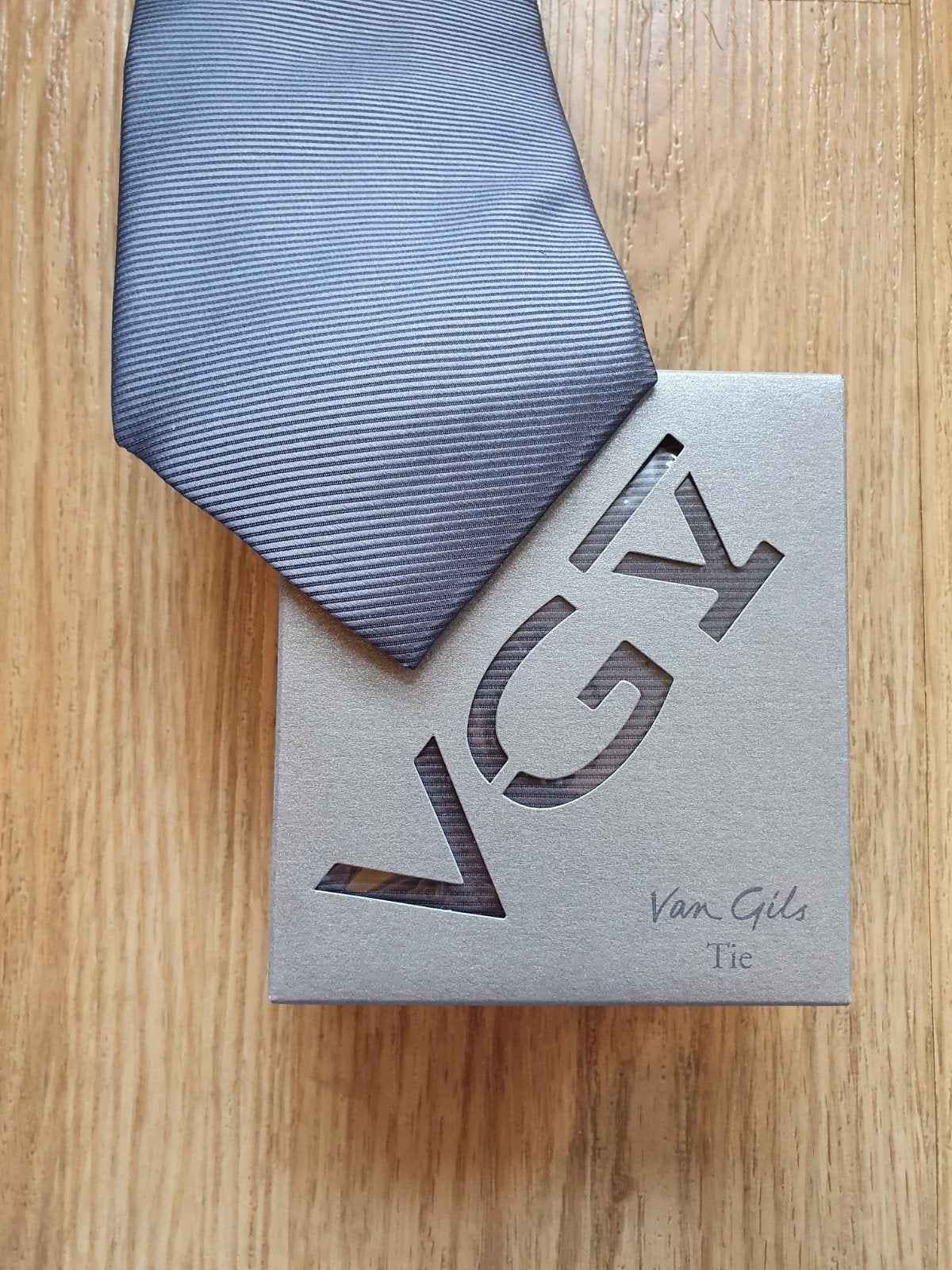 Stropdas Van Gils VG5, Ophalen of Verzenden, Nieuw, Grijs, Van Gils