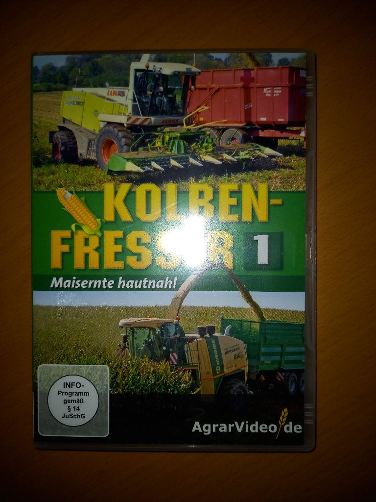 DVD Maisoogst met Claas jaguar, Krone Big X enz., Alle leeftijden, Ophalen of Verzenden, Gebruikt, Duits
