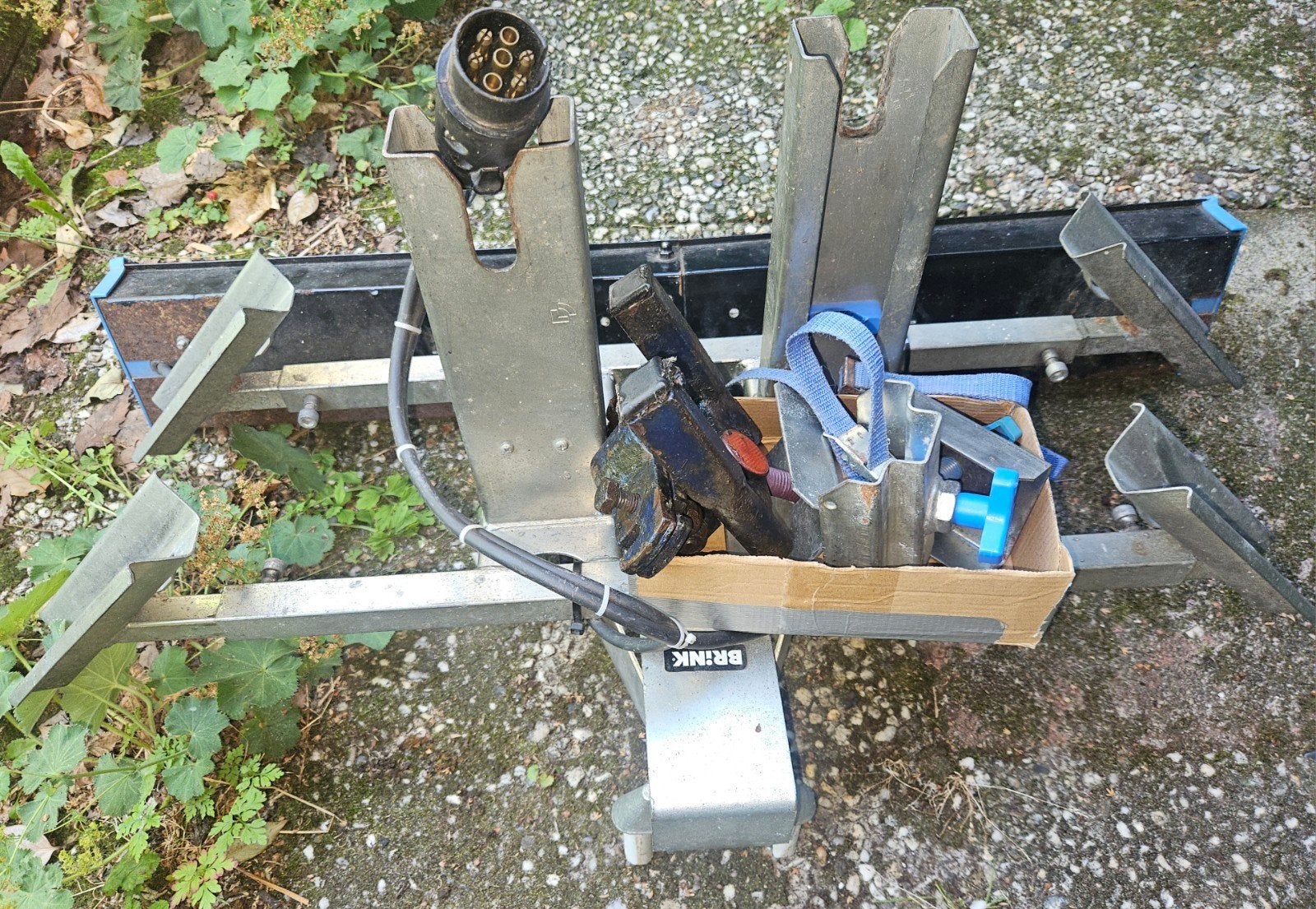 TwinnyLoad Trekhaakdrager voor 2 fietsen, Auto diversen, Fietsendragers, Ophalen, 2 fietsen, Gebruikt, Trekhaakdrager