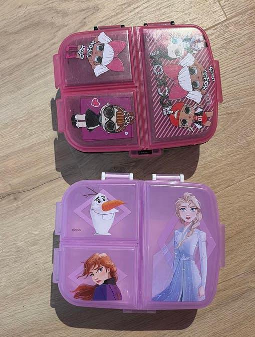 2x Bento lunchtrommel L.O.L. Surprise en Frozen, Ophalen of Verzenden, Zo goed als nieuw