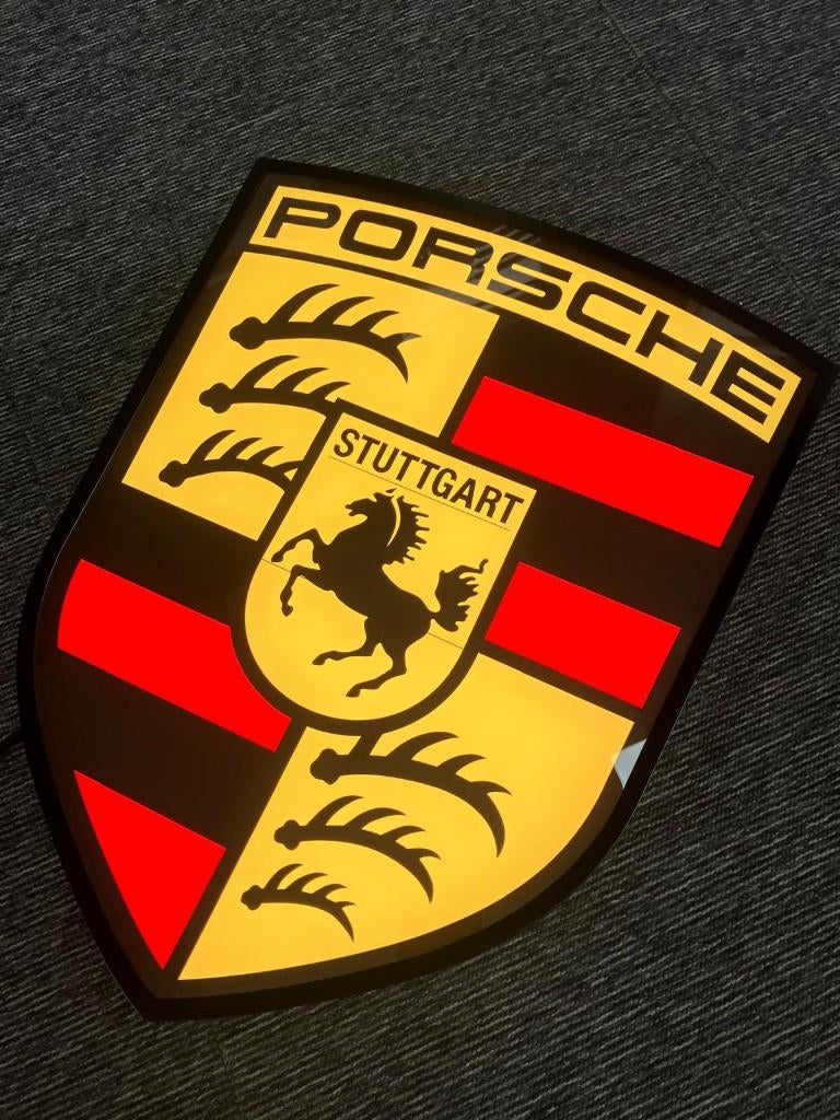 3 nieuwe Porsche lichtbakken voor mancave of garage, Ophalen of Verzenden, Nieuw, Lichtbak of (neon) lamp
