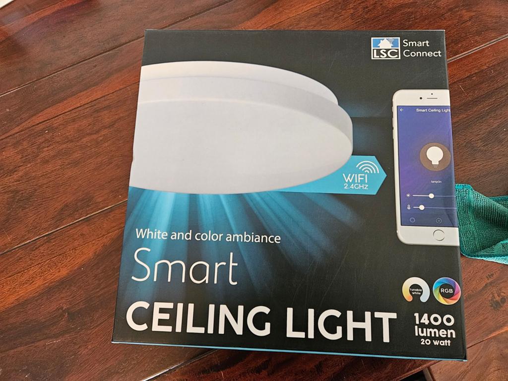Nieuw in doos smart LED Plafondlamp RGB en Wit - LSC Connect, Ophalen, Nieuw, Modern, Smart Home, RGB