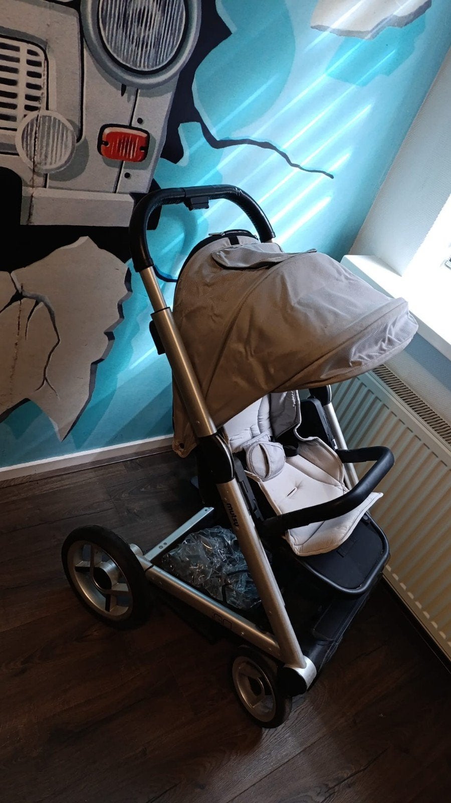 Mutsy Igo Combiwagen met Maxi-Cosi autostoeltje, Gebruikt, Met autostoeltje, Ophalen of Verzenden, Combiwagen