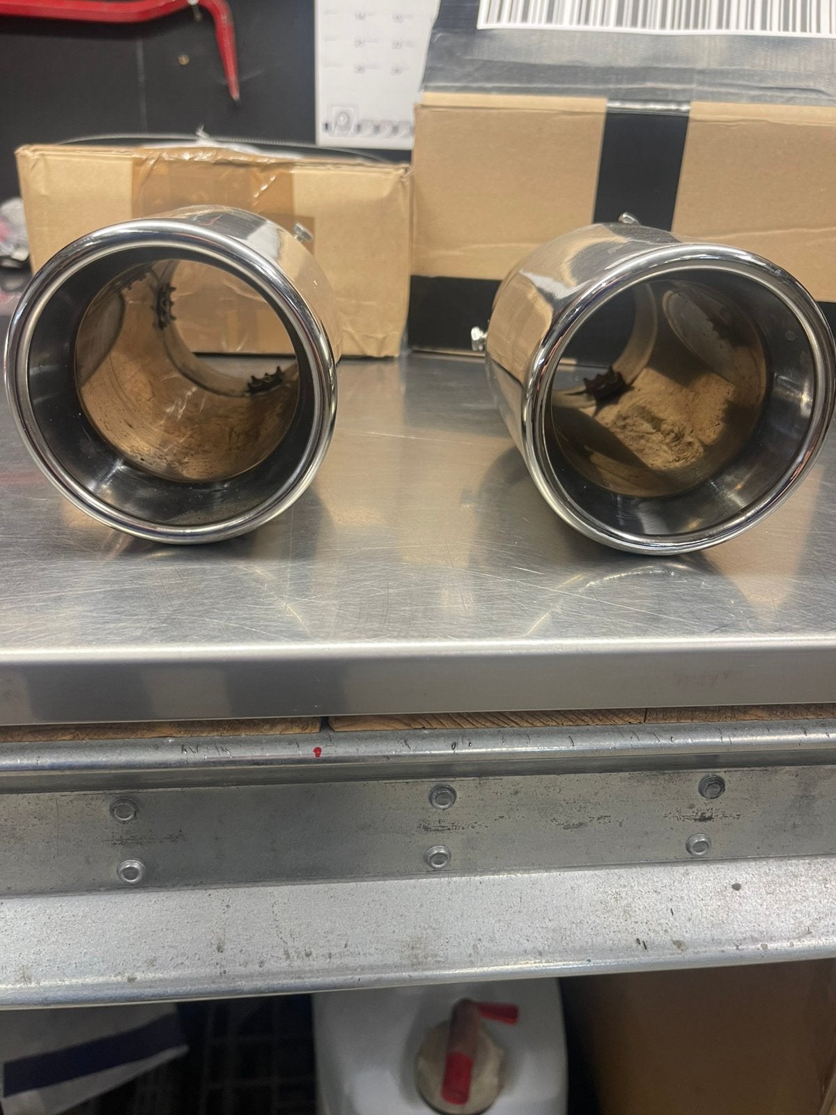 Sierstuk uitlaat 2 x diameter 100mm, Ophalen of Verzenden, Nieuw