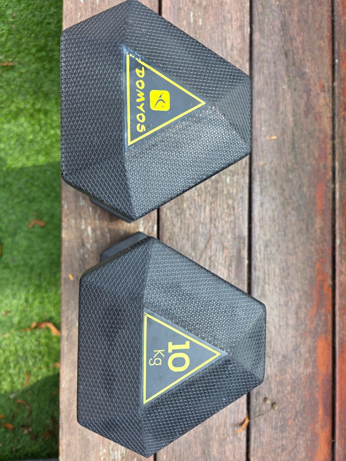 Domyos Dumbbells 10 kg - Zo goed als nieuw, Ophalen, Zo goed als nieuw, Armen, Dumbbell