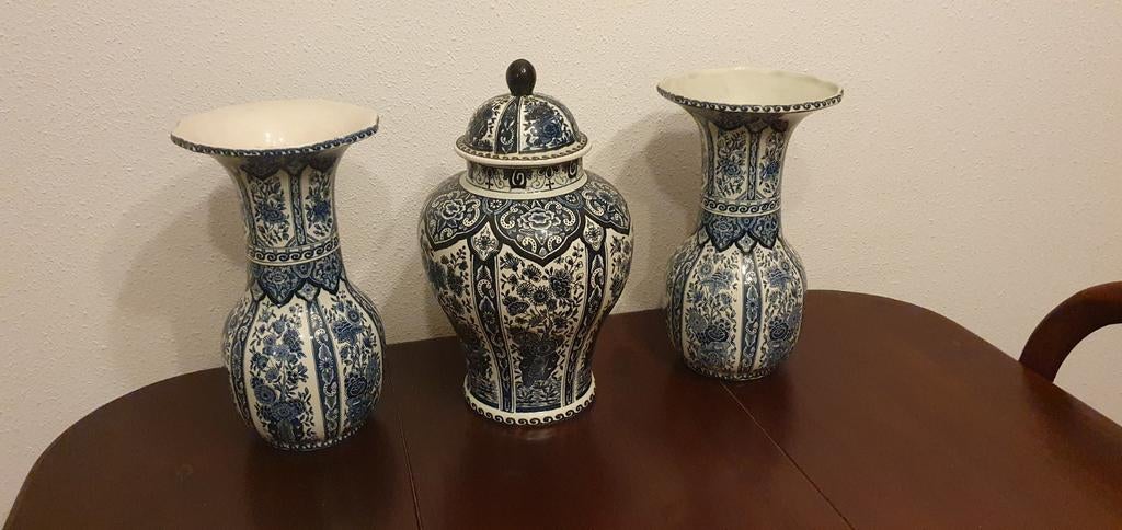 Delfts Blauw Kaststel Boch & Sfinx, Antiek en Kunst, Antiek | Keramiek en Aardewerk, Ophalen