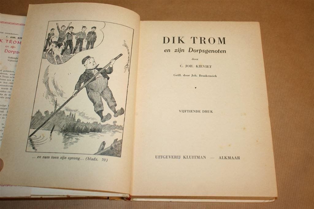 Dik Trom en zijn dorpsgenoten. Kieviet. Uitg. Kluitman 1956., Ophalen of Verzenden, Gelezen