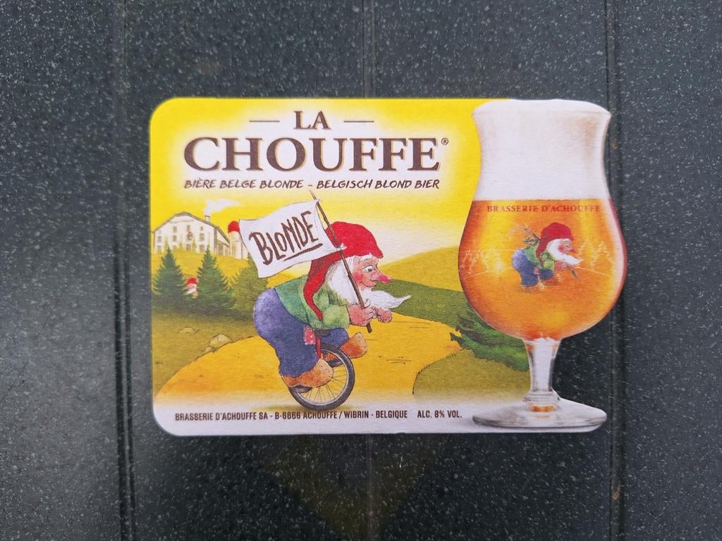 Pak La Chouffe bierviltjes - Blond bier, Ophalen of Verzenden, Nieuw, Viltje(s), Overige merken