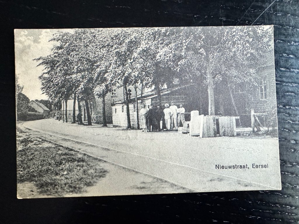 Eersel Nieuwstraat 1915 WO 1 tramspoor smalspoor ?, Verzenden, Voor 1920, Gelopen, Noord-Brabant