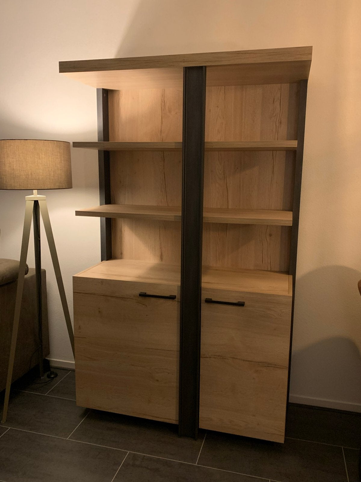 Moderne & stoere meubelset: eiken look met anraciet accenten, Huis en Inrichting, Complete inboedels, Ophalen