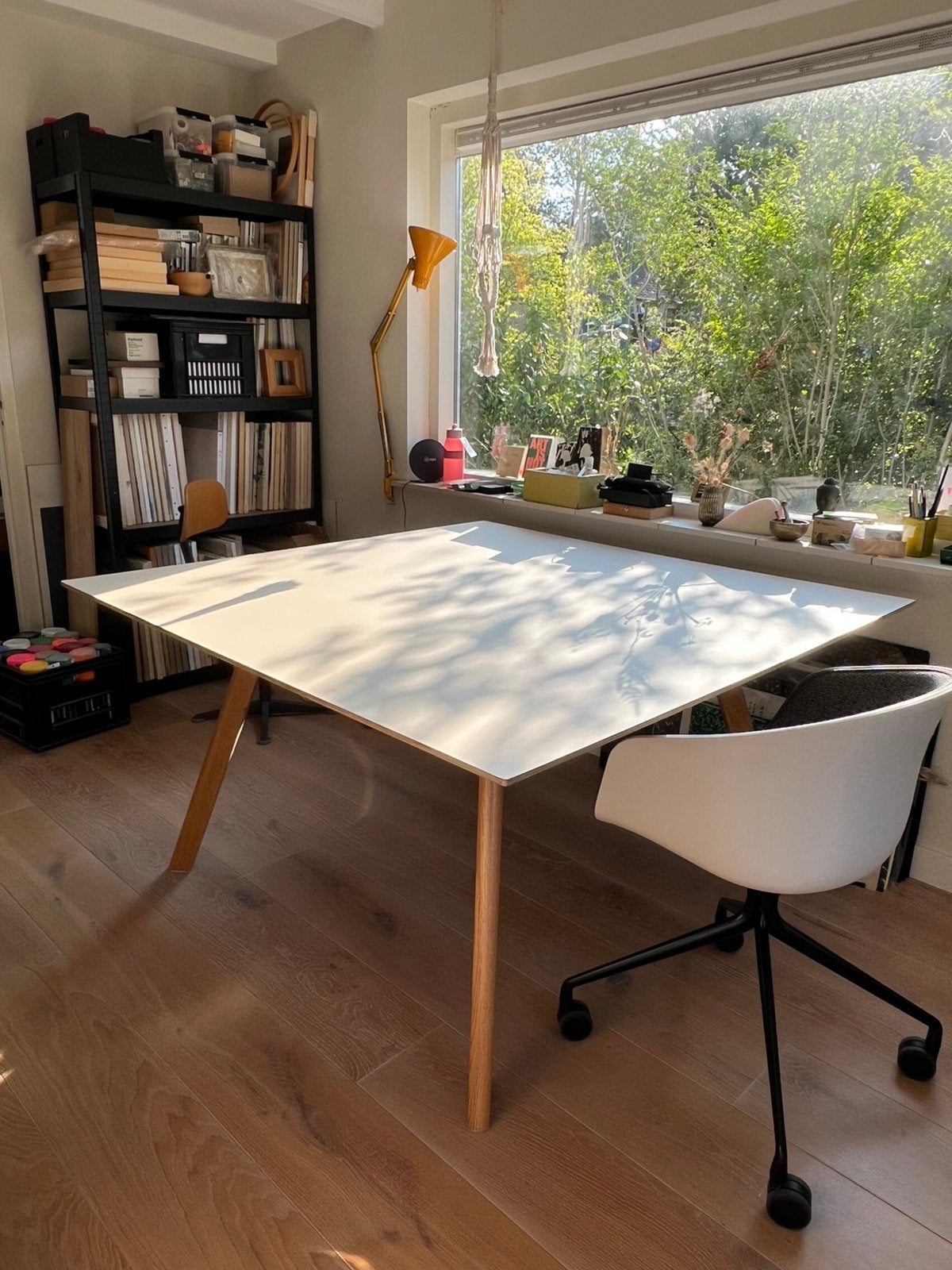HAY CPH30 vierkante eettafel 140x140 cm (zeldzaam formaat), Ophalen, 100 tot 150 cm, Vierkant, 50 tot 100 cm