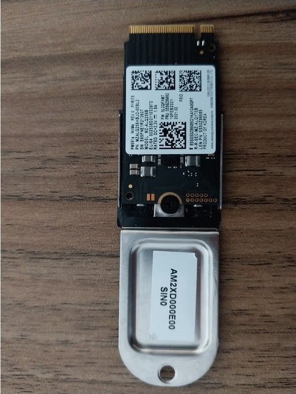 M.2 SSD 256GB, Intern, Gebruikt, 256GB, SSD
