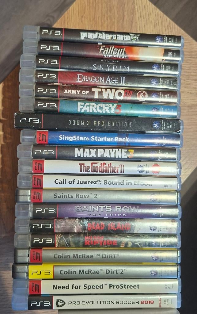 Diverse PlayStation 3 games, Spelcomputers en Games, Games | Sony PlayStation 3, Gebruikt, Overige genres, 1 speler, Vanaf 12 jaar