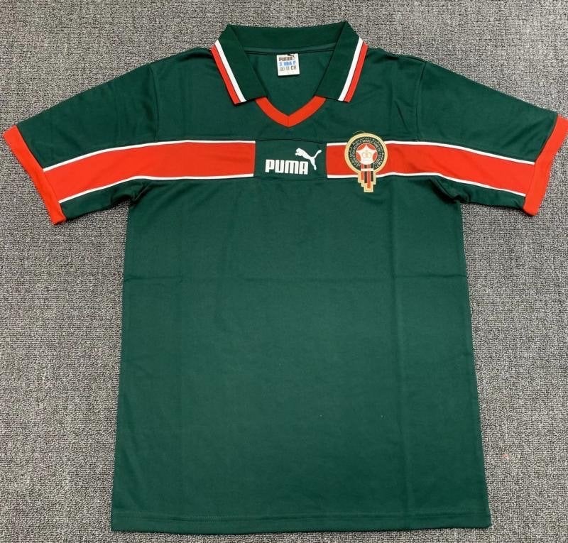 Marokko Retro Voetbalshirt - Klassiek Design maat 2XL, Ophalen of Verzenden, Nieuw, Overige maten, Groen