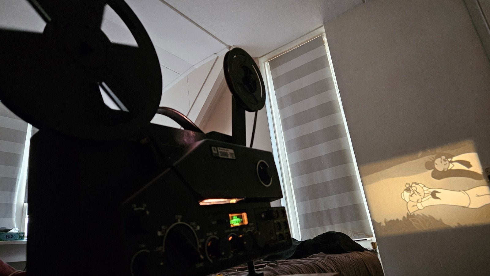 Vintage Sankyo Sound-702 Super 8 Projector – Complete set, Ophalen of Verzenden, Audio en Video