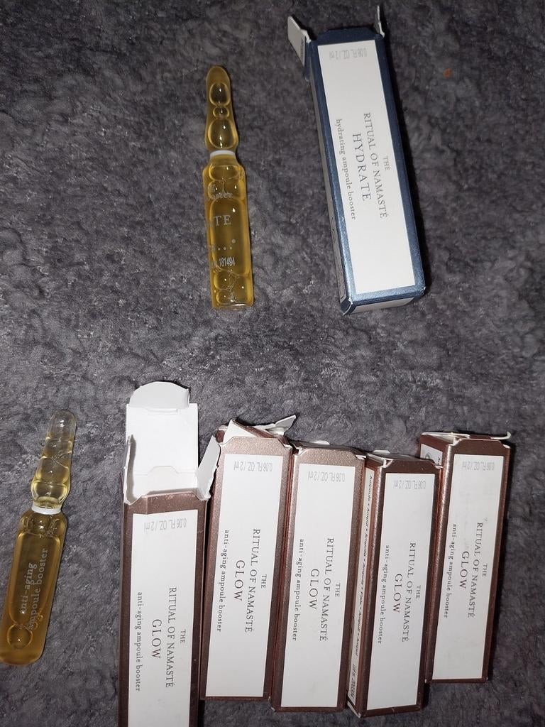 Rituals Namaste Ampullen: Hydrate & Glow Boosters, Ophalen of Verzenden, Nieuw, Gehele gezicht, Verzorging