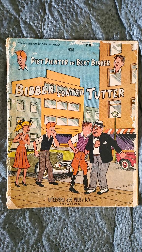 PIET PIENTER EN BERT BIBBER nr. 8 Bibber contra Tutter, Boeken, Stripboeken, Eén stripboek, Verzenden, Gelezen