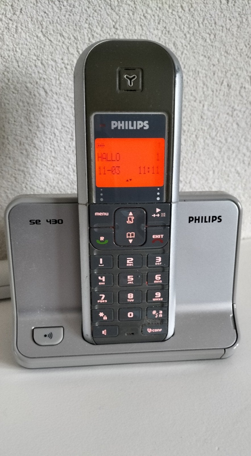 Philips SE 430 DECT telefoon met basisstation, Telecommunicatie, Vaste telefoons | Handsets en Draadloos, Ophalen of Verzenden