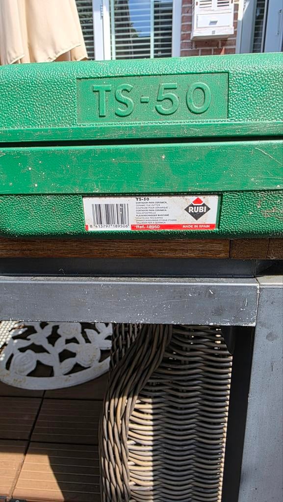 Rubi TS50 tegelsnijder, Ophalen of Verzenden, Zo goed als nieuw, Overige typen