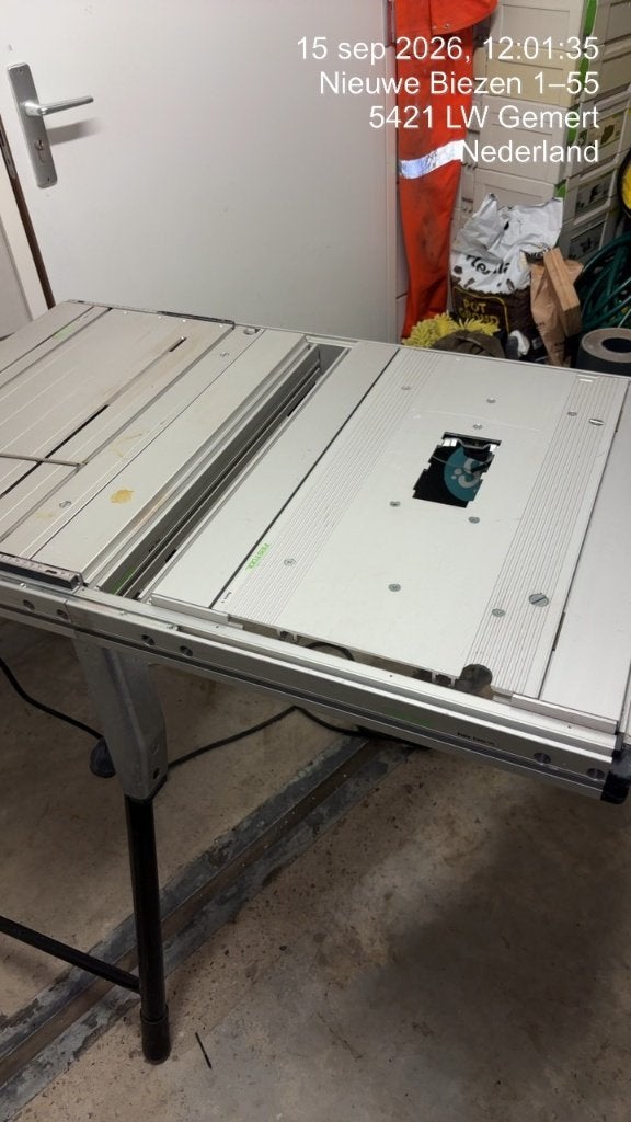 Festool tafelzaag Basis Plus, Ophalen, Overige typen, Zo goed als nieuw, 30 tot 70 mm