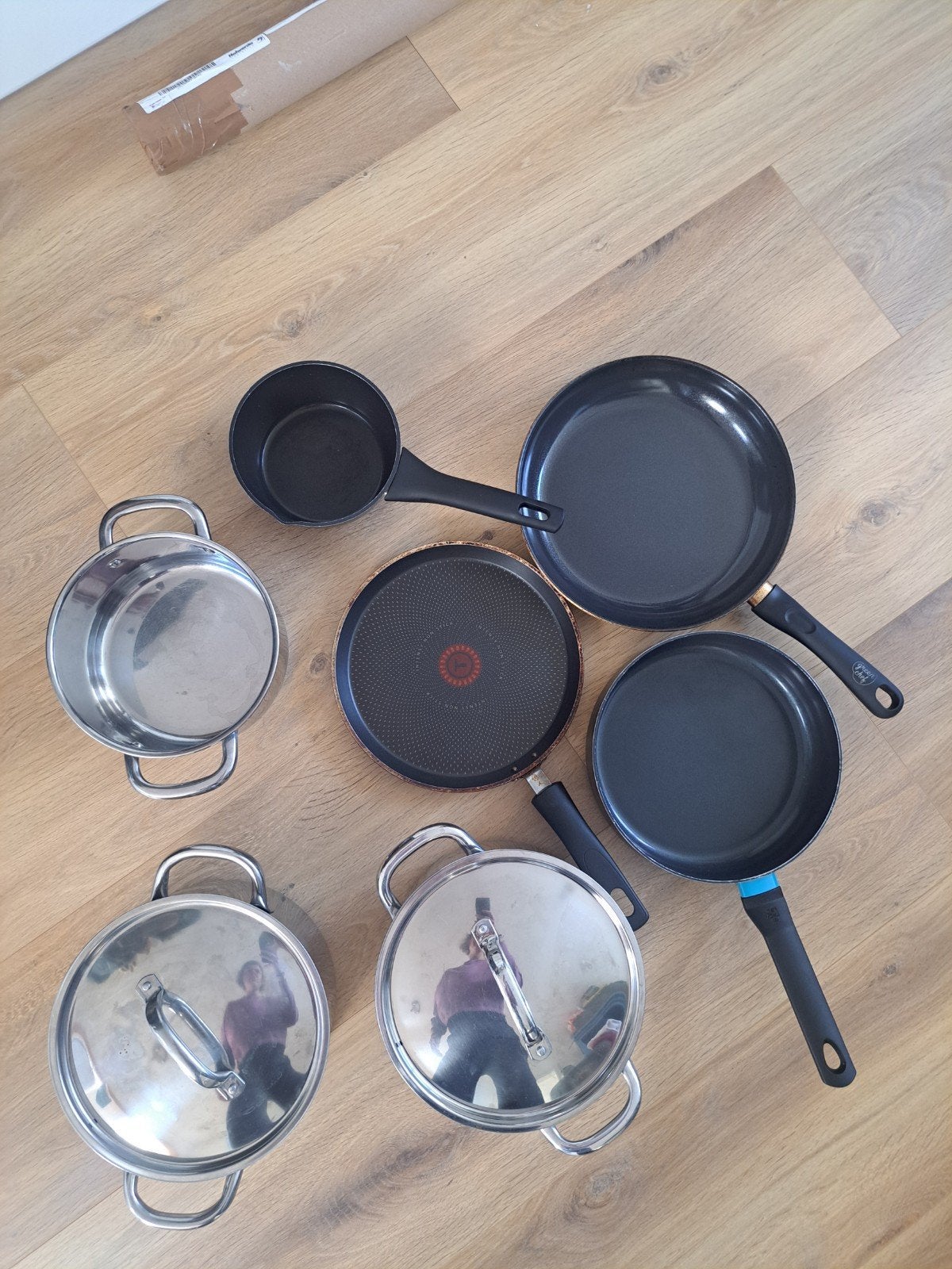 Diverse pannen van IKEA, BK, Tefal en GreenChef, Antiaanbaklaag, BK, Pannenset, Ophalen of Verzenden