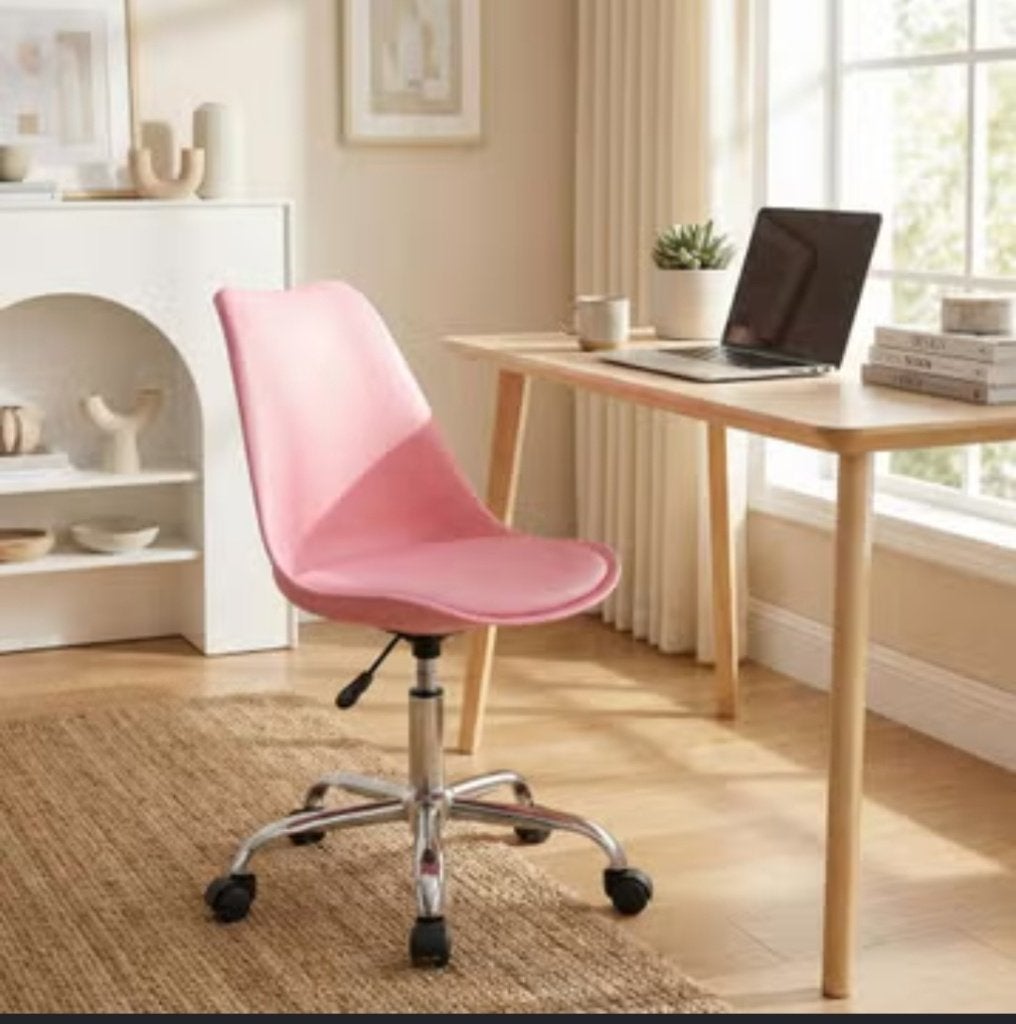 Bureaustoel, Ophalen, Zo goed als nieuw, Roze, Bureaustoel