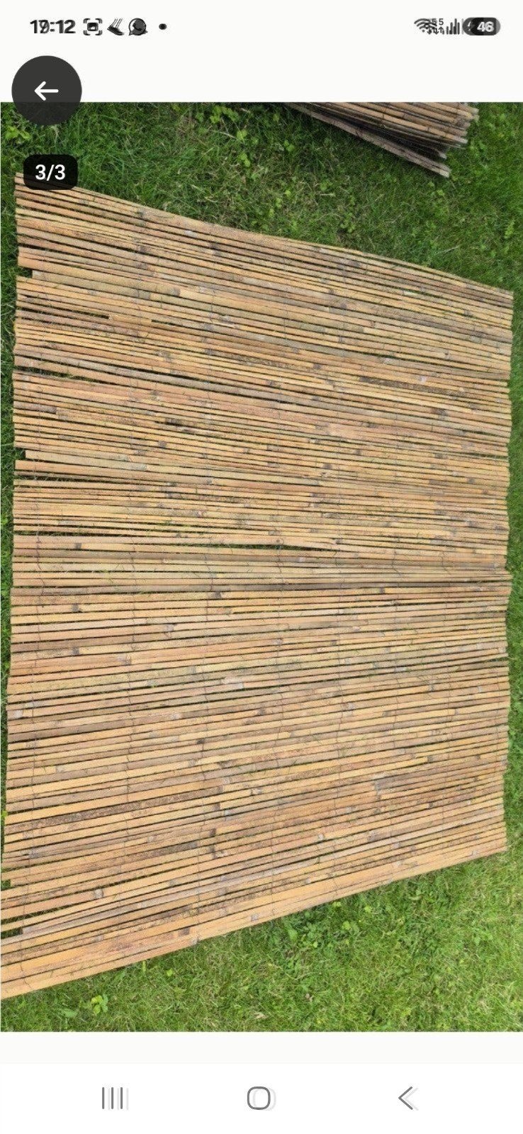 3x Bamboe tuinscherm in diverse maten, Tuin en Terras, Ophalen