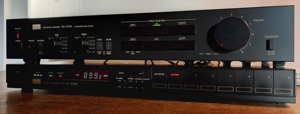 SANSUI AU-G-11x & TU-D33xl versterker/tuner set., Ophalen, Overige merken