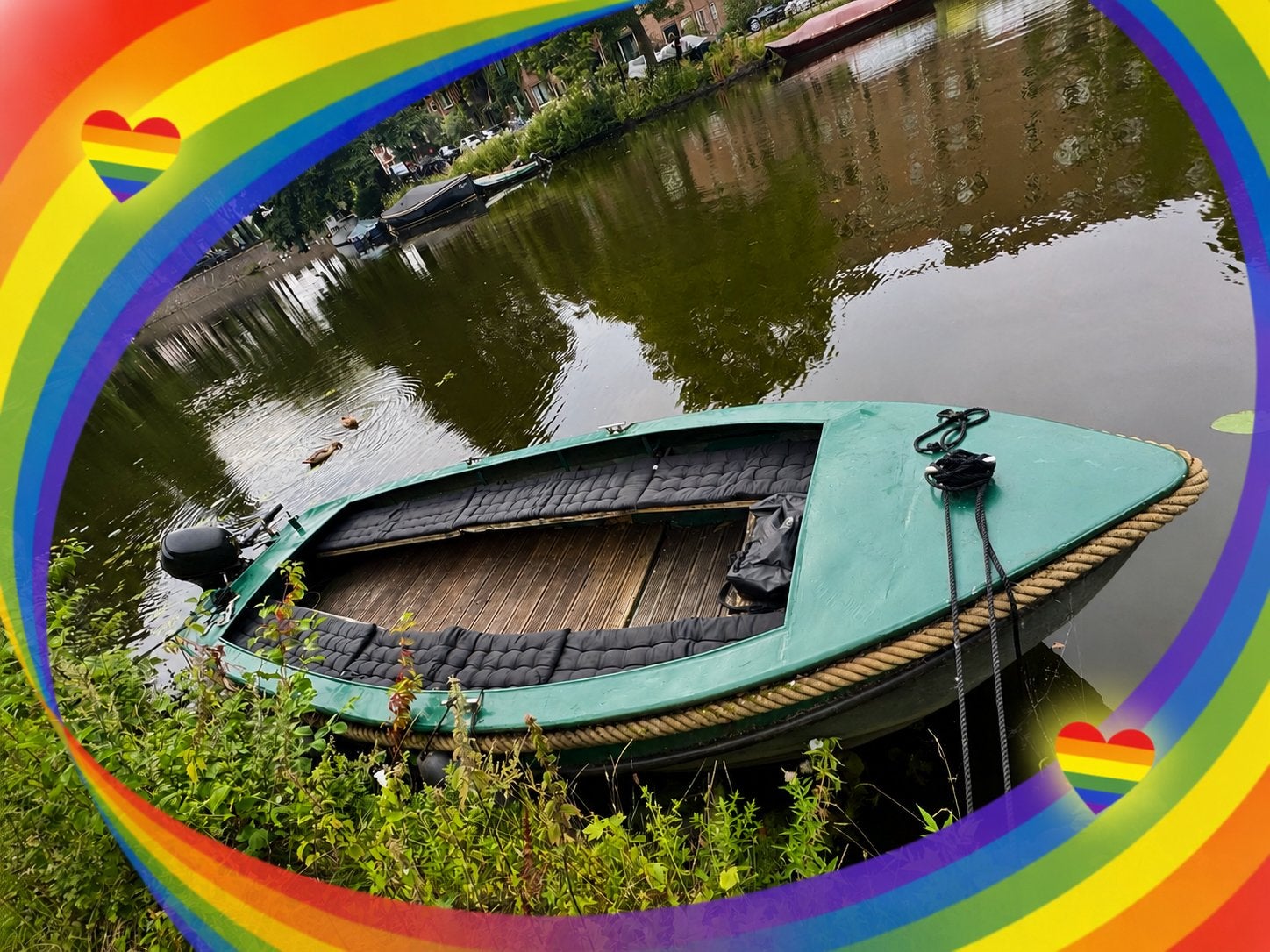 Te huur: Robuuste stalen Amsteramse grachtenboot, Sloep of Motorboot