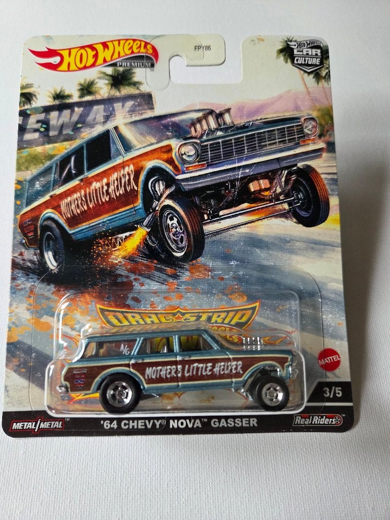 Hot Wheels Chevy Nova Gasser, Auto, Unknown, Nieuw, Ophalen of Verzenden