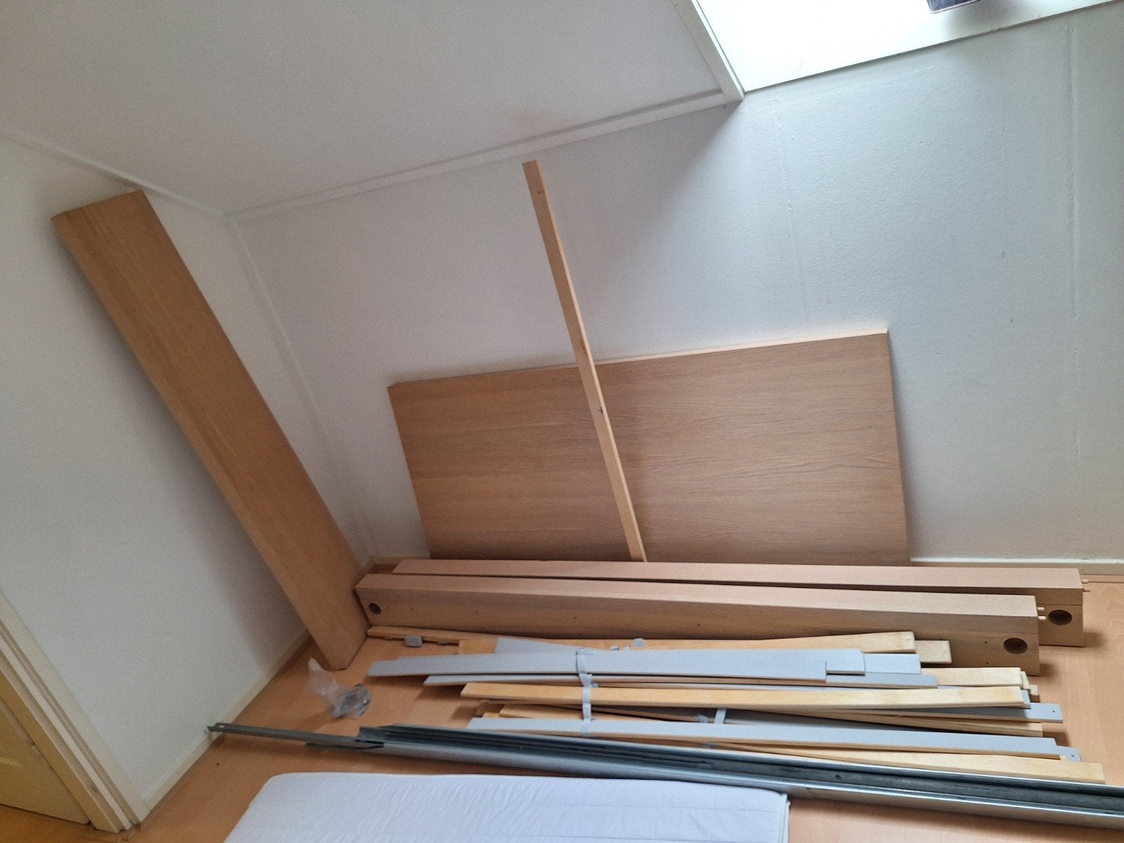 tweepersoons ikea bed, Ophalen, Wit, Tweepersoons, 160 cm