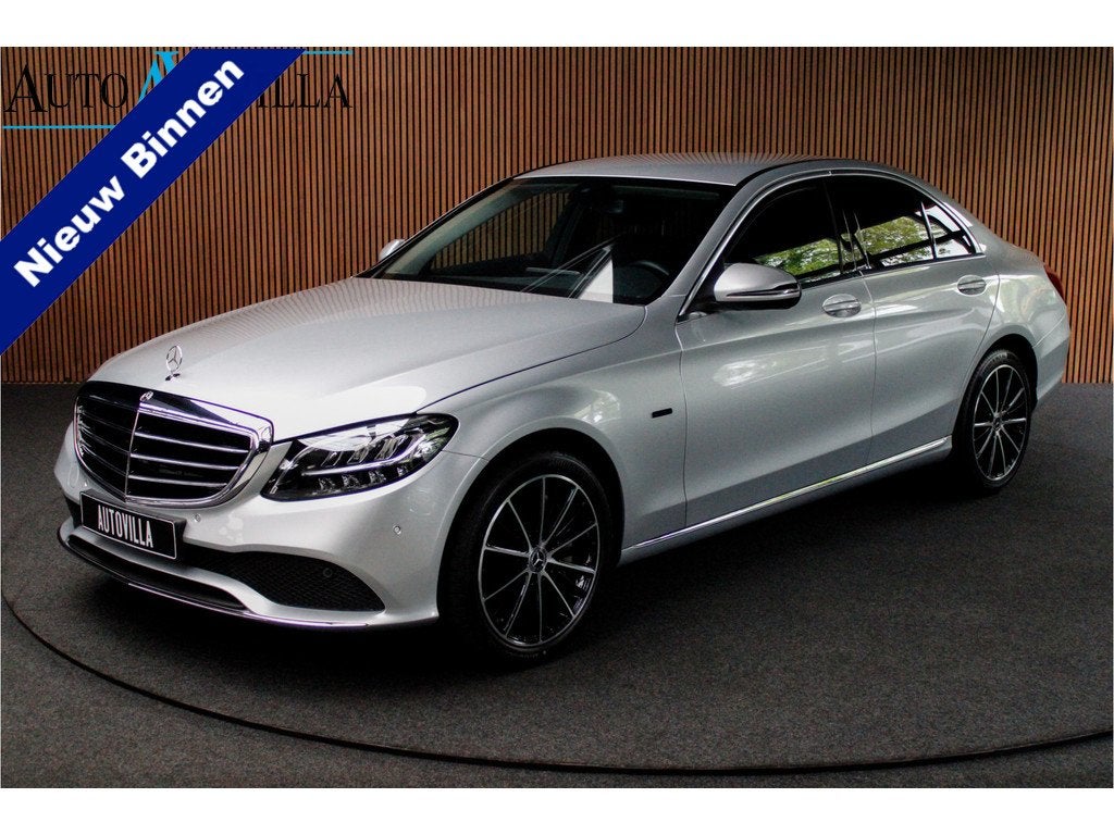 Mercedes-Benz C-Klasse 300 e Premium Pack Burmester - Leder, Automaat, Achterwielaandrijving, Gebruikt, Leder en Stof