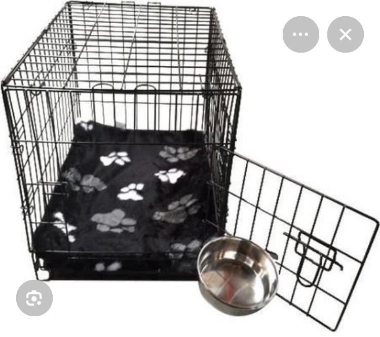 Honden bench (zonder deken en drinkbak), Ophalen, Zo goed als nieuw, Minder dan 75 cm, Minder dan 65 cm