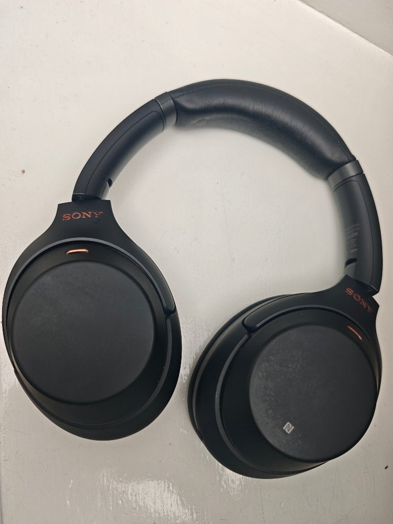 Sony WH-1000XM3 noise cancelling koptelefoon met case, Gebruikt, Ophalen of Verzenden, Zwart, Draadloos