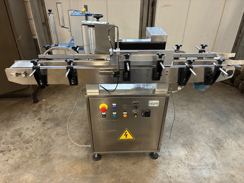 Etipack etiketteermachine label flessen, Ophalen, Gebruikt, 400 tot 600 watt, Overige typen