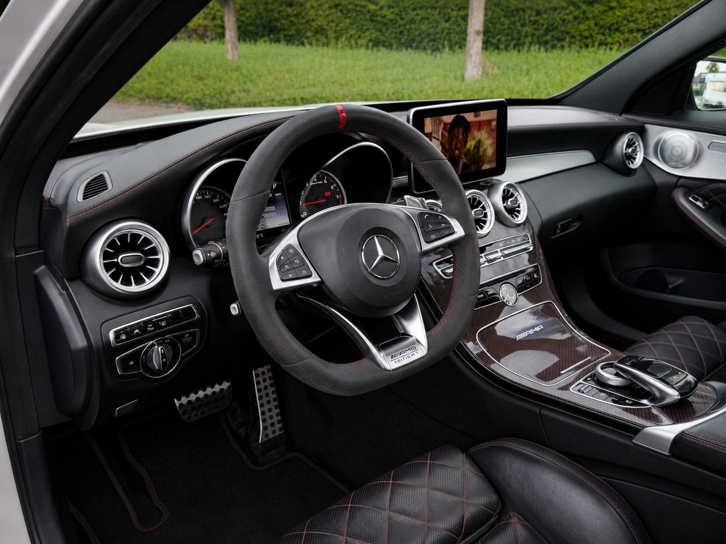 Mercedes-Benz C-klasse AMG 63 S Edition 1|PANO|MEMORY|KUIPST, Auto's, Mercedes-Benz, Automaat, Dealer onderhouden, Achterwielaandrijving