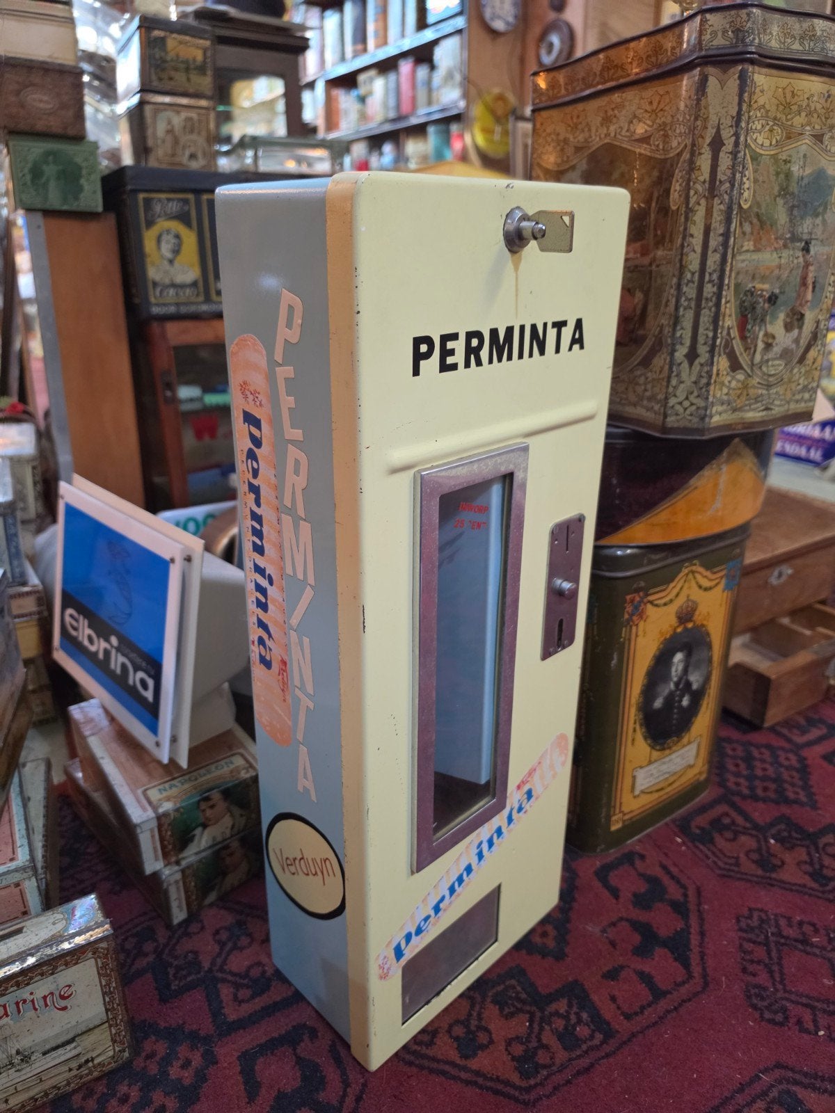 perminta snoepautomaat pepermunt, Verzamelen, Automaten | Jukeboxen, Ophalen of Verzenden, Gebruikt, 1970 tot heden, Overige merken