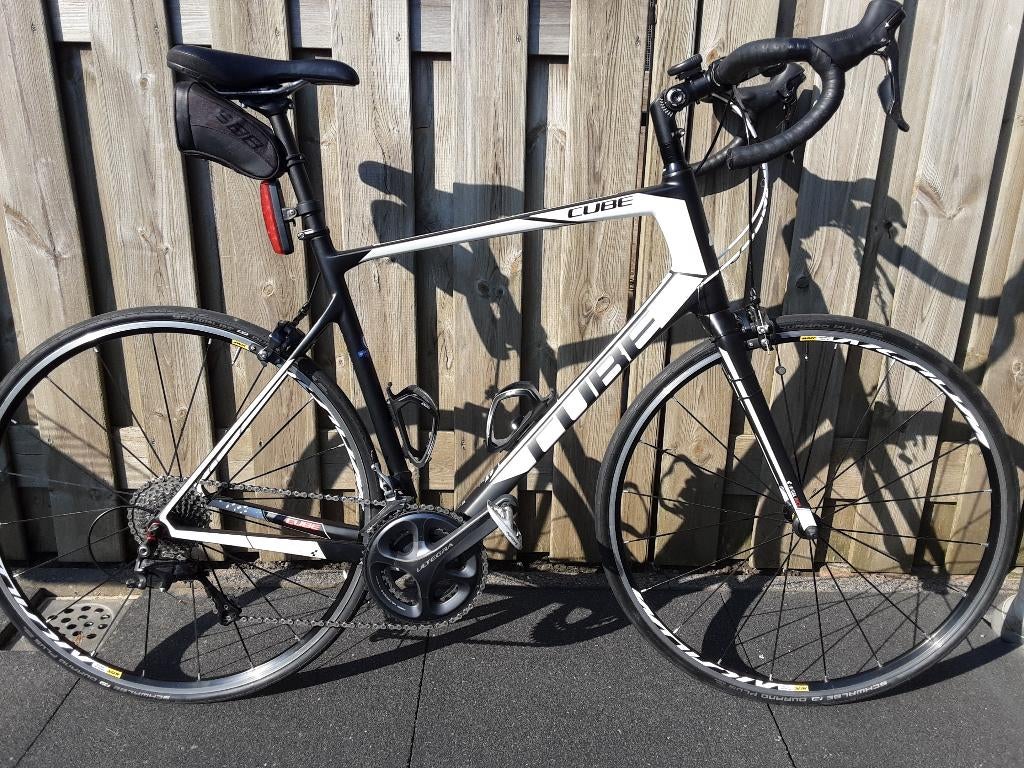 Te koop: Cube full carbon racefiets, Fietsen en Brommers, 28 inch, Zo goed als nieuw, 57 tot 61 cm, Meer dan 20 versnellingen