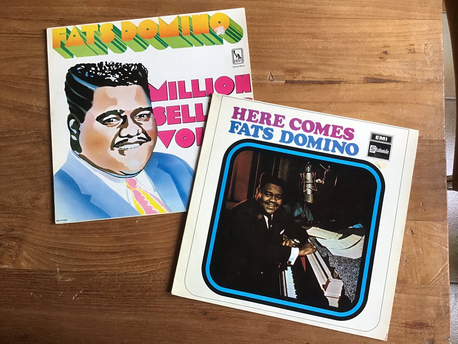 2 LP’s van Fats Domino.Emi Bovema, Ophalen of Verzenden, Zo goed als nieuw, LP
