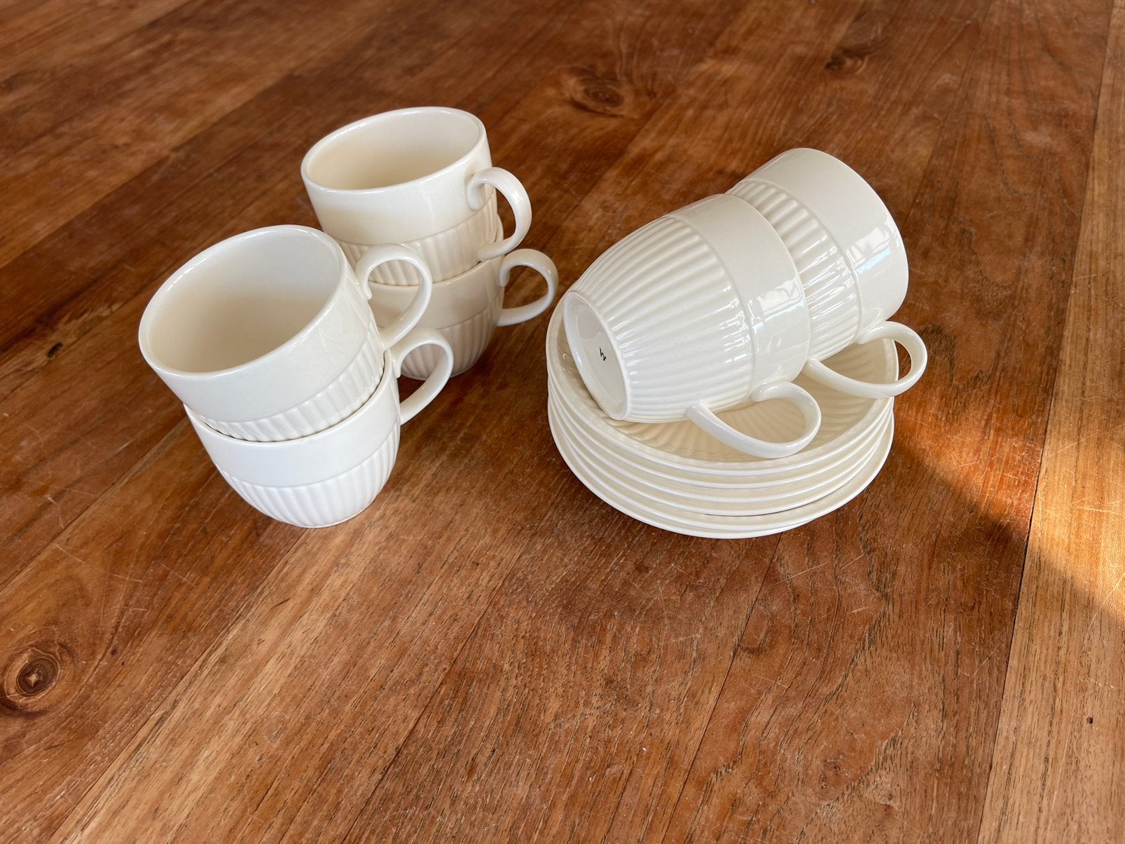 Wedgwood edme 6 coupe kop met schotel, Huis en Inrichting, Keuken | Servies, Ophalen of Verzenden, Zo goed als nieuw, Aardewerk
