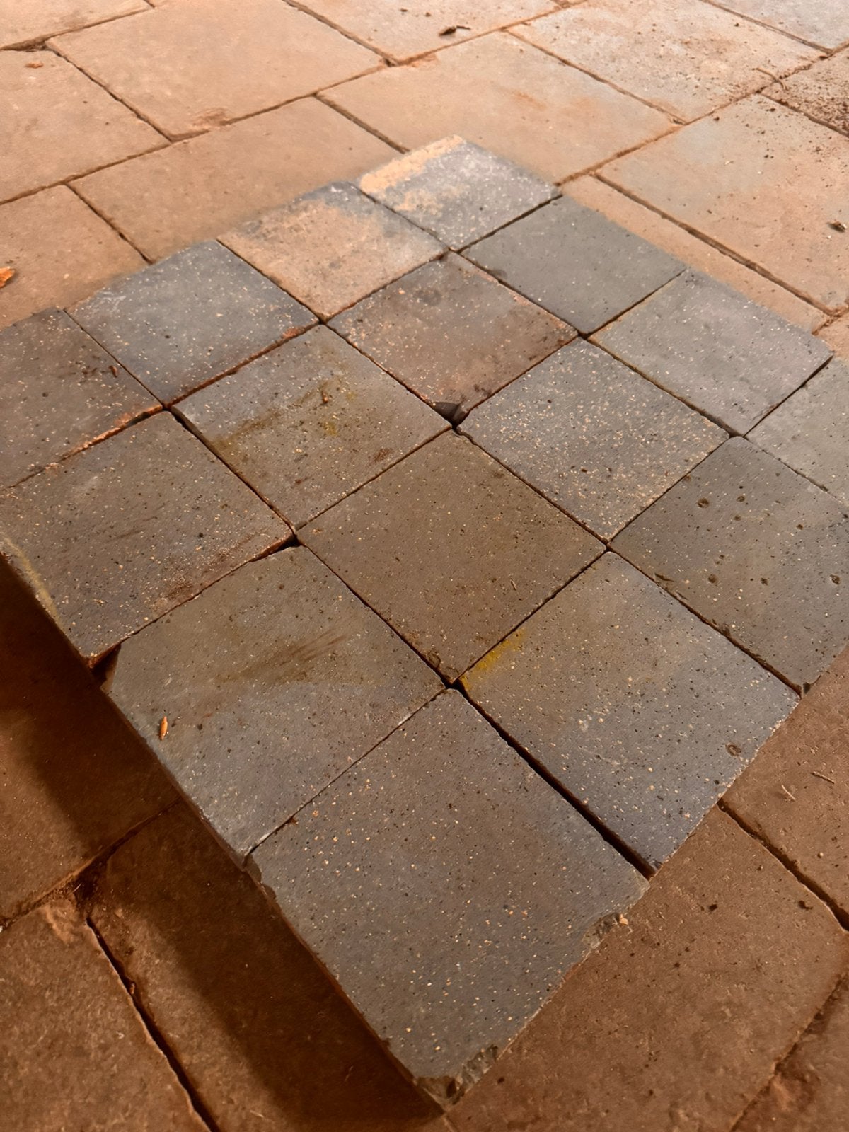 Plavuis tegels, Doe-het-zelf en Verbouw, Ophalen, Gebruikt, Steen of Klei, Minder dan 50 cm