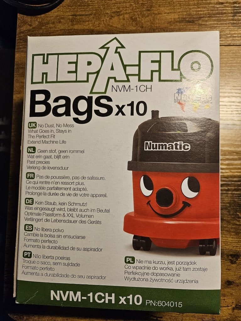 numatic stofzuigerzak, Witgoed en Apparatuur, Stofzak, Numatic, Nieuw, Ophalen of Verzenden