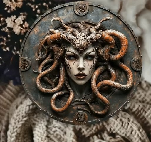 Medusa Wandplaat, Huis en Inrichting, Verzenden, Nieuw, Wandbord of Wandpaneel