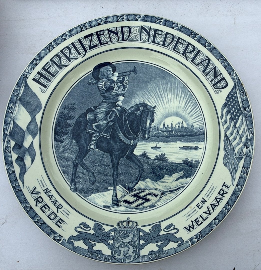 Société Céramique Maastricht ‘ Herrijzend Nederland, Ophalen of Verzenden