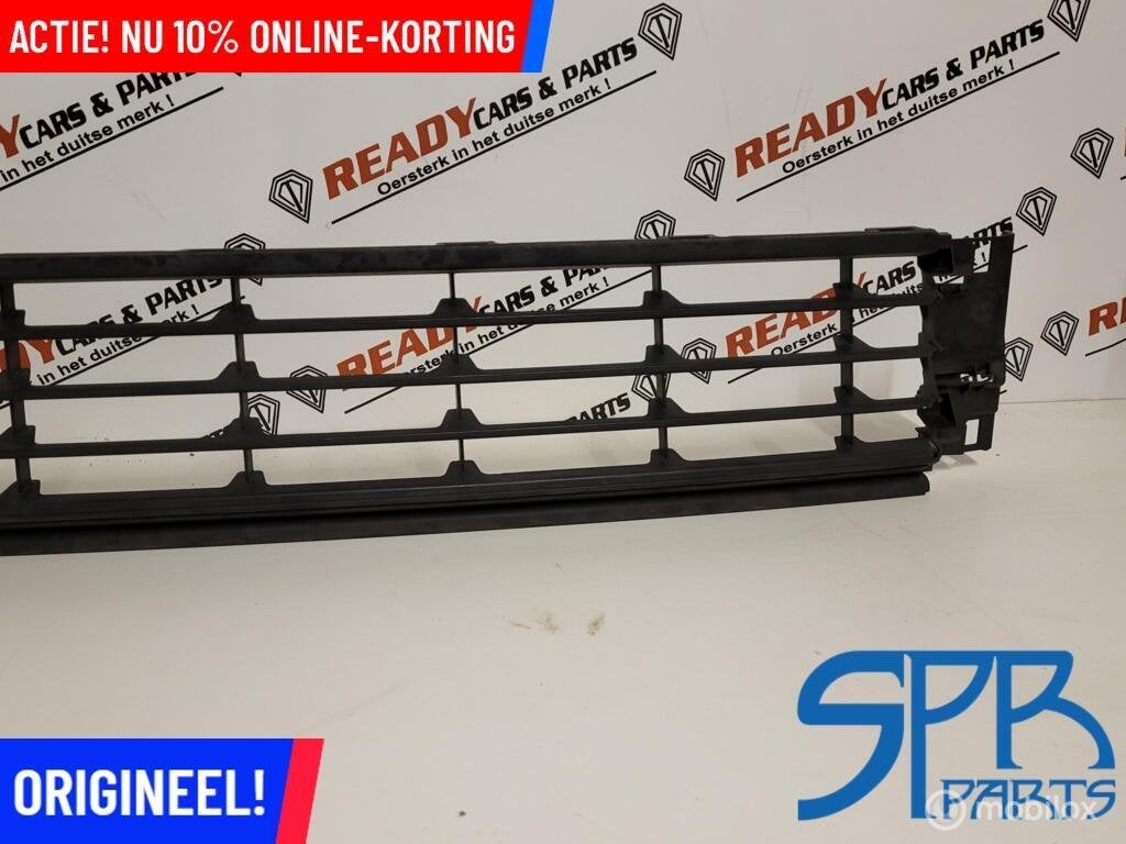 POLO 6C Bumperrooster midden ROOSTER GRILL '14-'17 6C0853677, Gebruikt, Volkswagen, Ophalen of Verzenden, Volkswagen