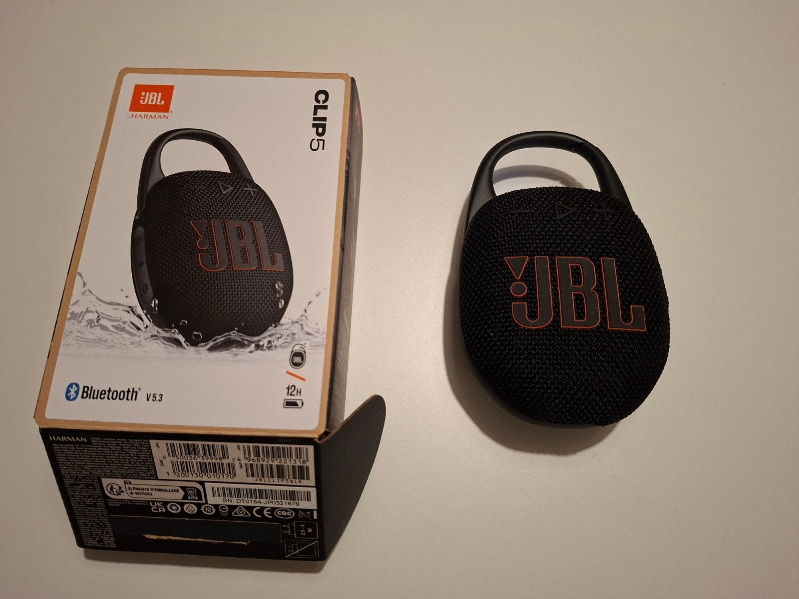 JBL Clip 5 Draagbare Bluetooth Speaker muziek, Audio, Tv en Foto, Luidsprekers, Bluetooth, JBL, Nieuw, Ophalen of Verzenden