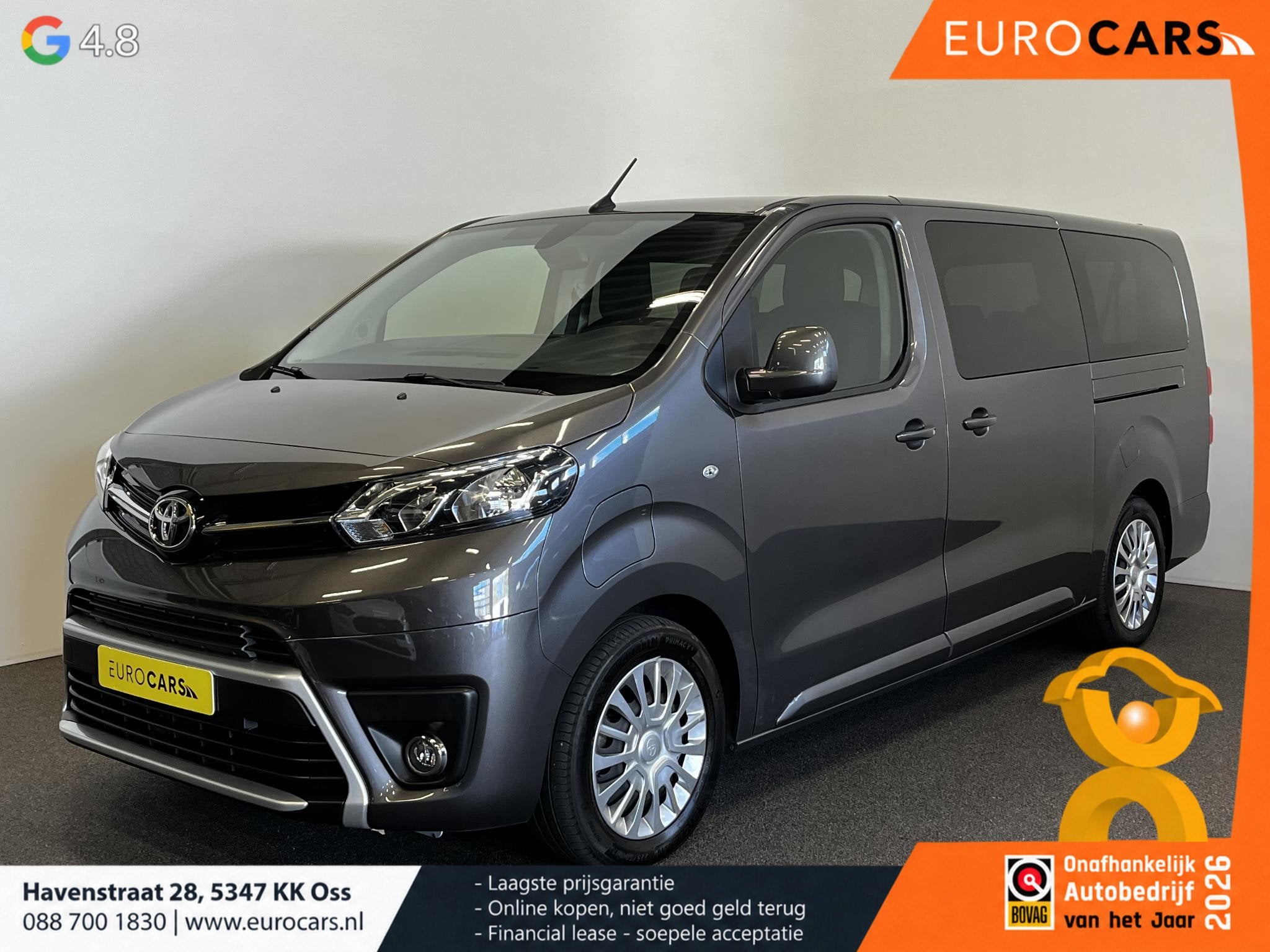 Toyota PROACE Electric Shuttle Long Extra Range Cool 75 kWh, Auto's, 330 km, Gebruikt, Overige carrosserieën, ProAce