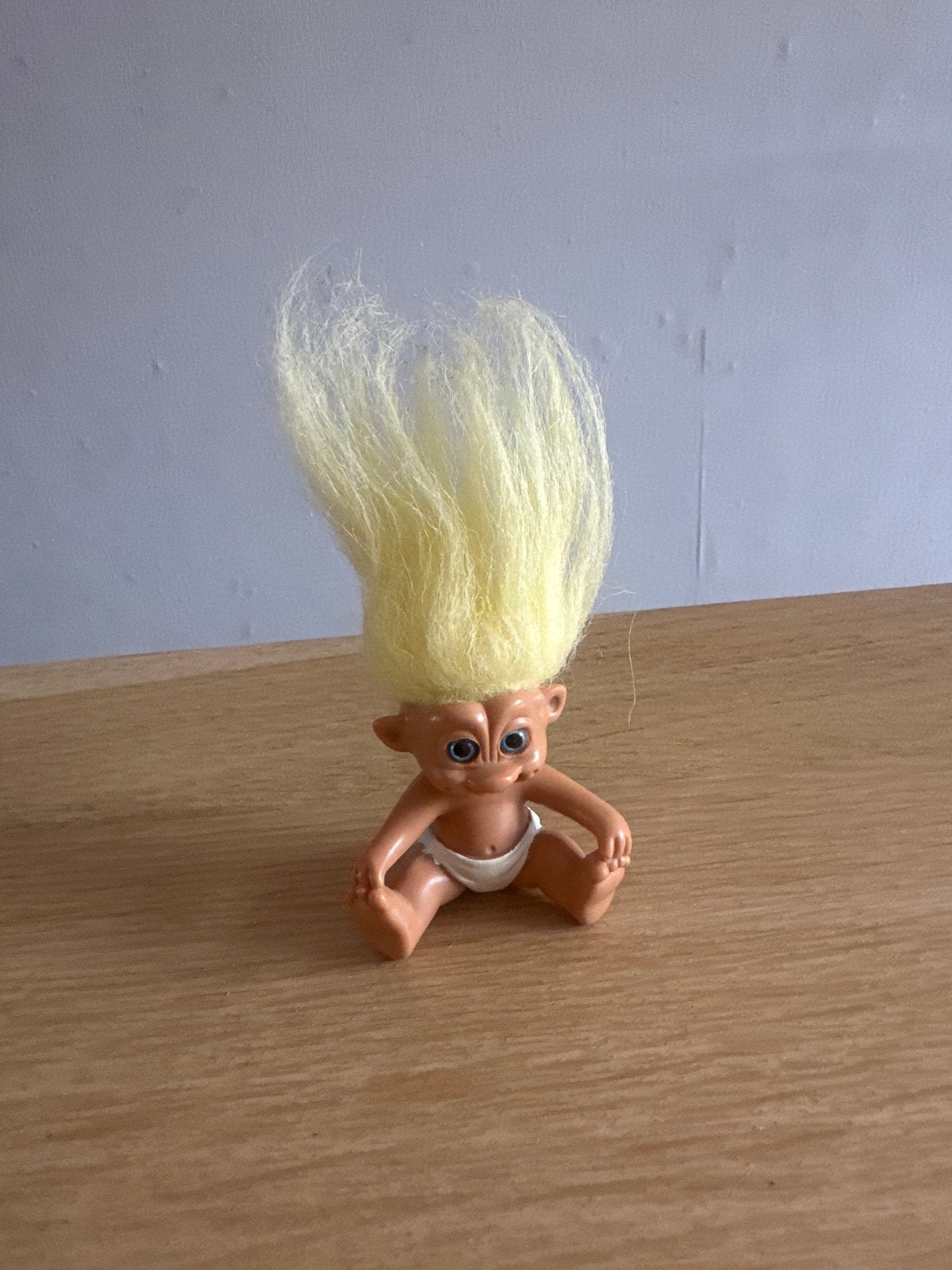 Vintage tnt Trollpopje met geel haar - 1992, Verzamelen, Ophalen of Verzenden, Gebruikt