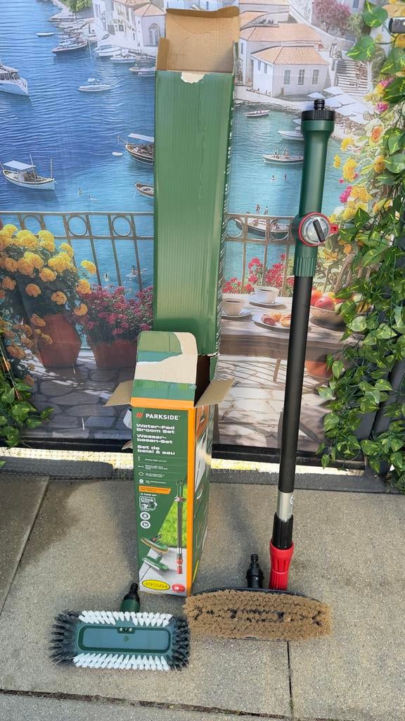 Nieuwe Waterborstel Set - tot 3m - Auto, Tuin, Dak Schoonmak, Ophalen of Verzenden, Nieuw